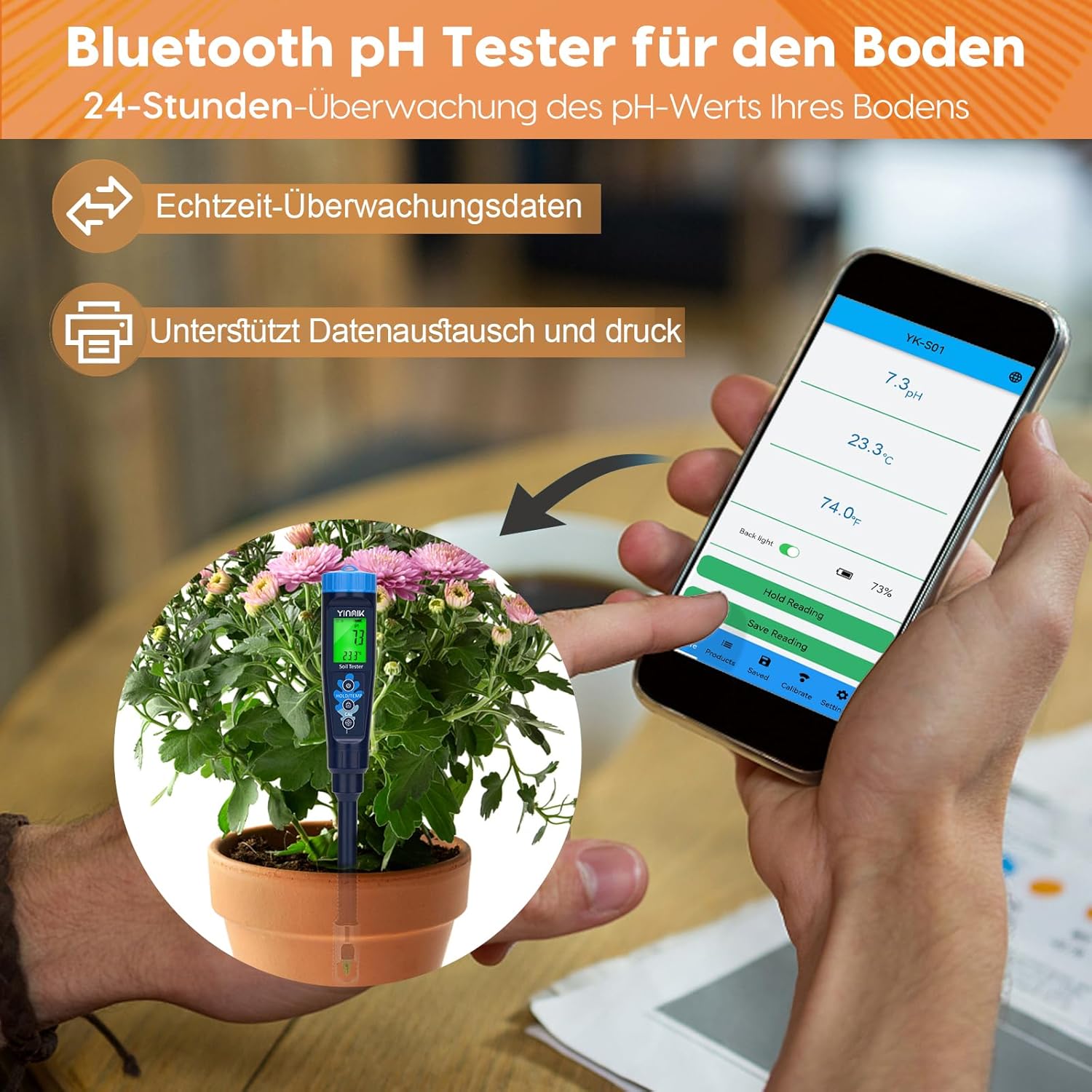 YINMIK Hochwertiges Bodenmessgerät für Kräuter 2025