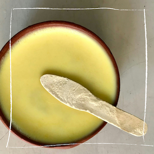 Zubereitung der Mädesüß Creme