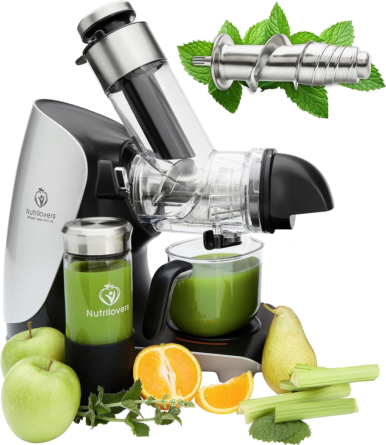 Nutrilovers Greenpress Edelstahl MAX Testsieger für Kräuter 2025
