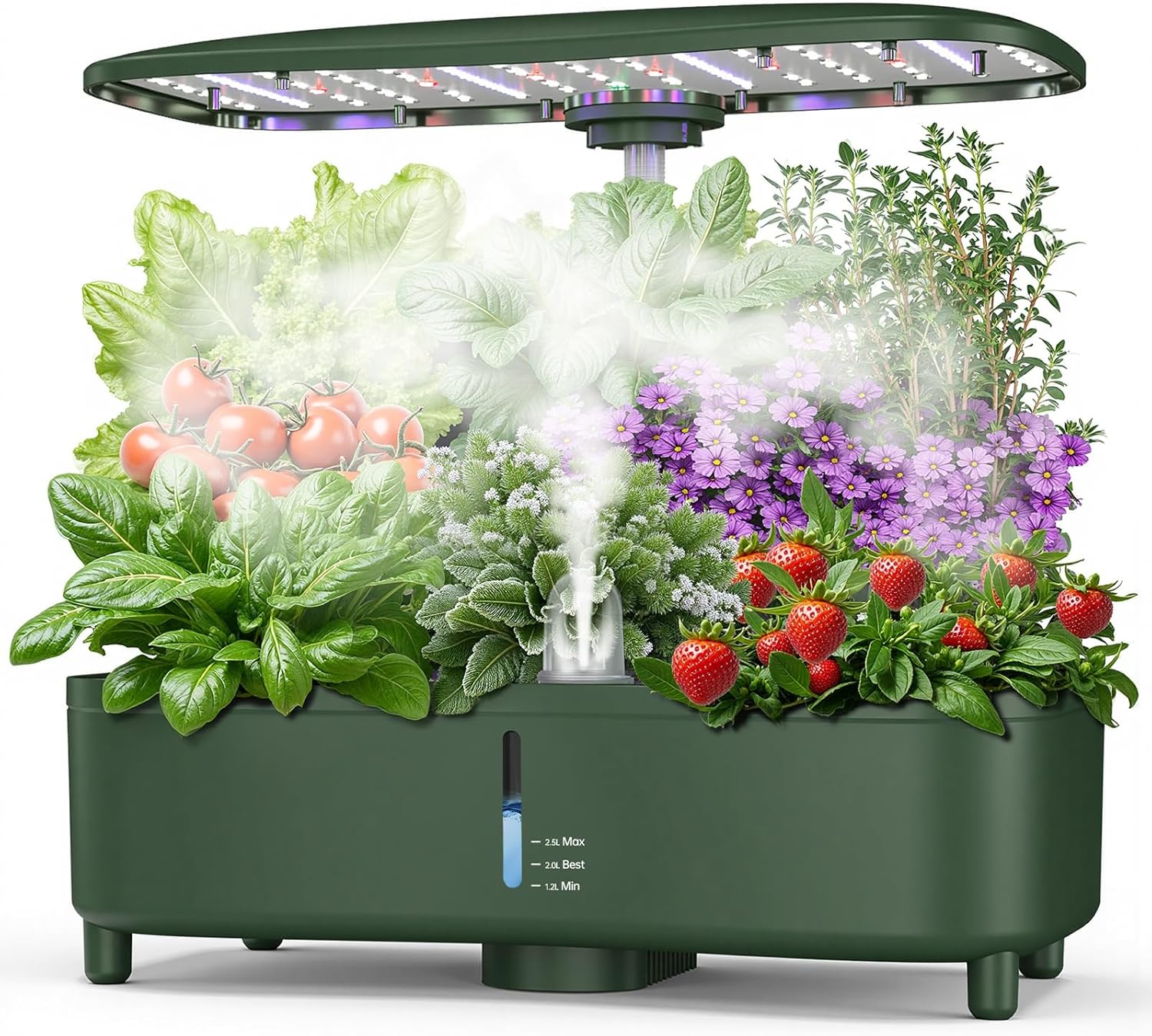 Hydroponisches Anzuchtsystem LED-Wachstumsleuchte für Kräuter 2025