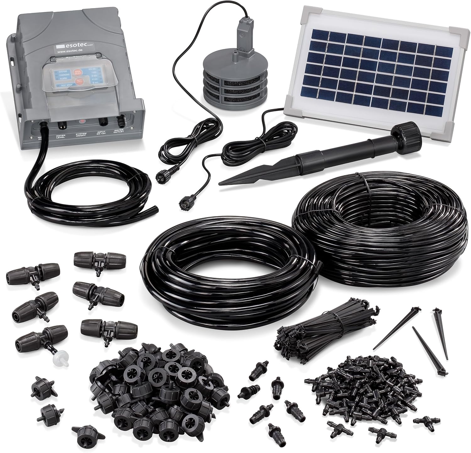Esotec Solar Bewässerungssystem WaterDrops Professional Testsieger für Kräuter 2025