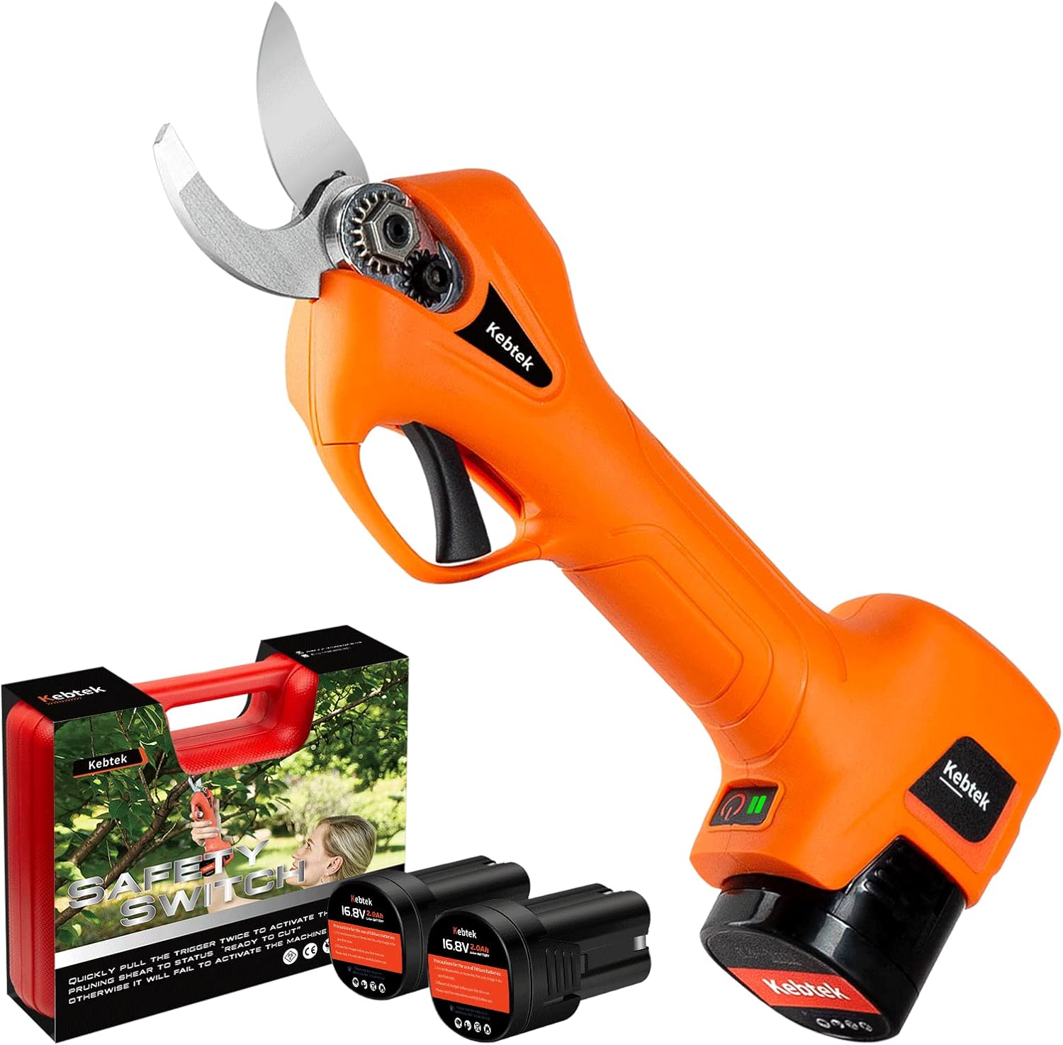 Kebtek B08G1PHVXG Akku Gartenschere leicht 2025