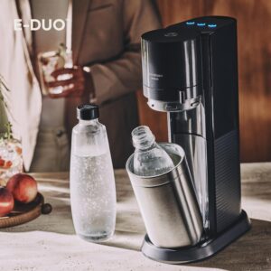 Elektrischer Wassersprudler SodaStream E-DUO mit Glas- und Kunststoffflaschen