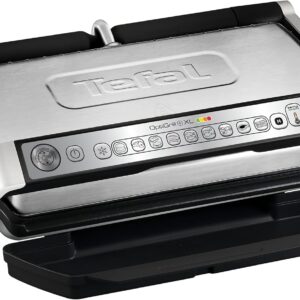 Tefal OptiGrill+ XL Tischgrill mit Deckel und Garstufenanzeige für perfektes Grillen