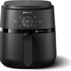 Philips Airfryer 2000 Mini Heißluftfritteuse 4.2L schwarz mit RapidAir-Technologie und digitalem Touchscreen