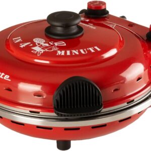 Ariete Pizzaofen 919 Mini Pizzaofen elektrisch 400 °C mit Schamottstein und Kräutern