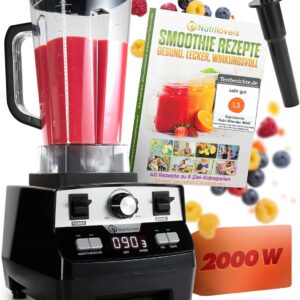 Standmixer 2000 Watt Hochleistungsmixer mit 2L Tritan-Becher für Smoothies und Kräuter