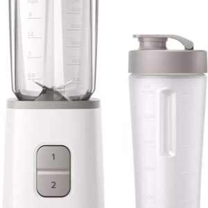 Kleiner Standmixer 350 W für Smoothies, Kräuter und Saucen mit tragbarem Becher