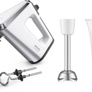 rups 3 Mix 9000 Deluxe GN9031 Handmixer Testsieger 2025 mit Pürierstab und Edelstahl-Schneebesen